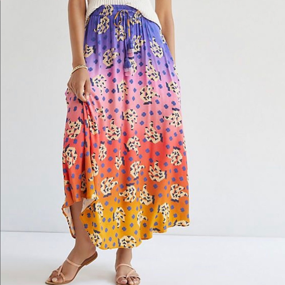 FARM Rio Multicolor Maxi Skirt